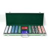 500 Chip Poker Set in Shamrock Case